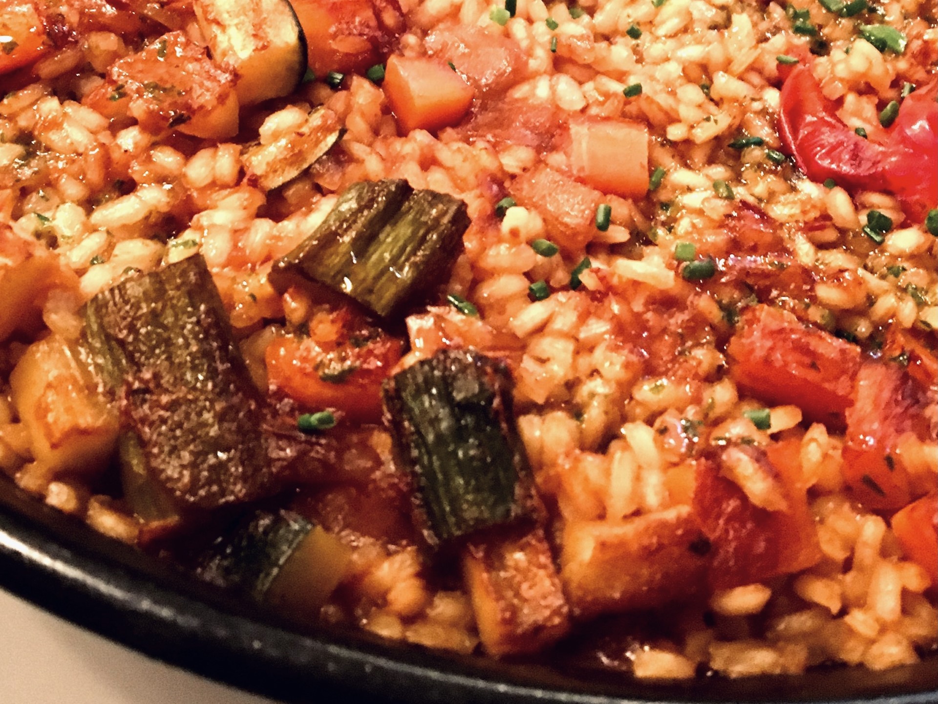 Vegan paella is one example of typically Spanish vegan dishes that you will find easily. If not on the menu, just ask!