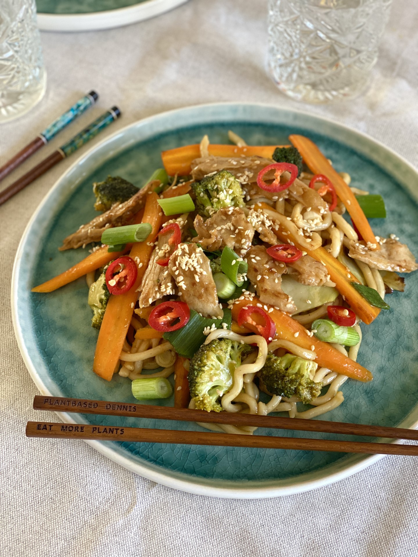 Udon't Chicken Teriyaki - vegan - Plantbased Dennis