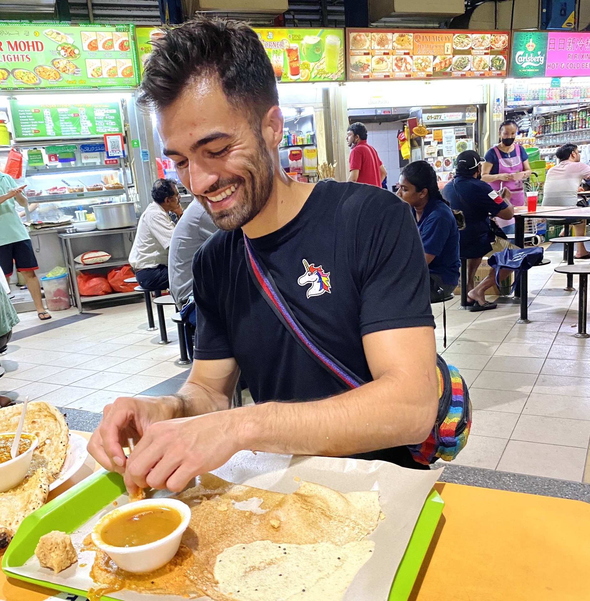 Thosai bij Tekka Food Center, Little India