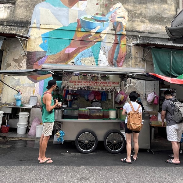 Vegan streetfood in George Town, Penang